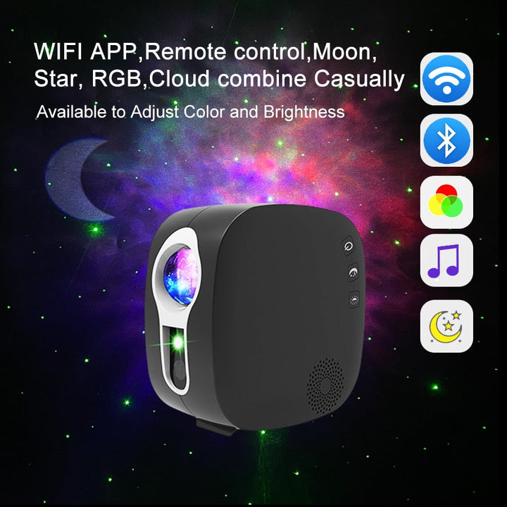Galaxy Glow Rotating Starry Sky Projector | Stornfield