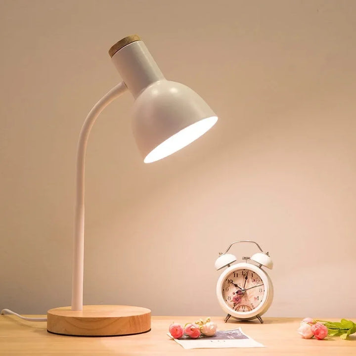 Stornfield | Autumn and Winter Lighting | Nordic Creative Wooden Iron LED Desk Lamp - Moxie