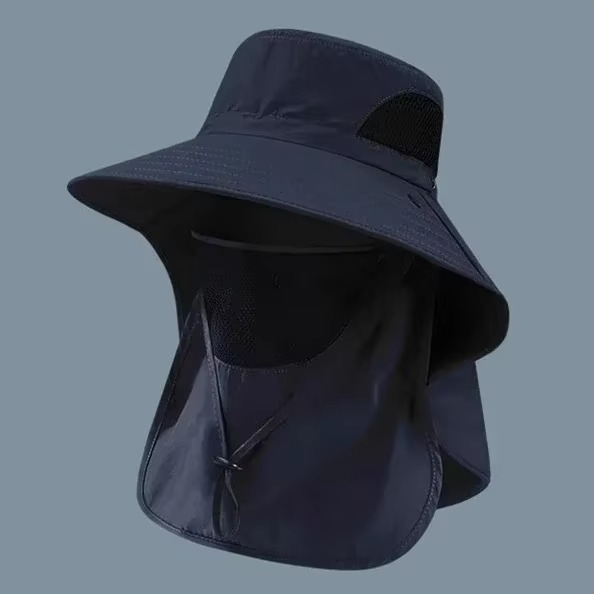 Stornfield | UV Protection Outdoor Sun Hat with Wide Brim and Neck Flap for Hiking, Fishing, and Camping