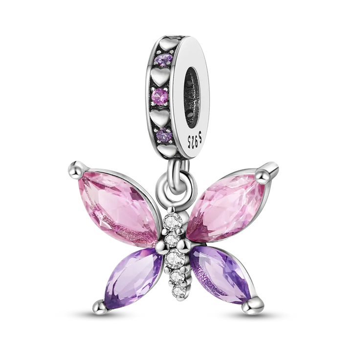 Stornfield | 925 Sterling Silver Charms, Leopard Gold Beads, Colorful Chameleon Rhino Lion Beetle Cat Pendant Compatible with Original Pandora Bracelet Jewelry