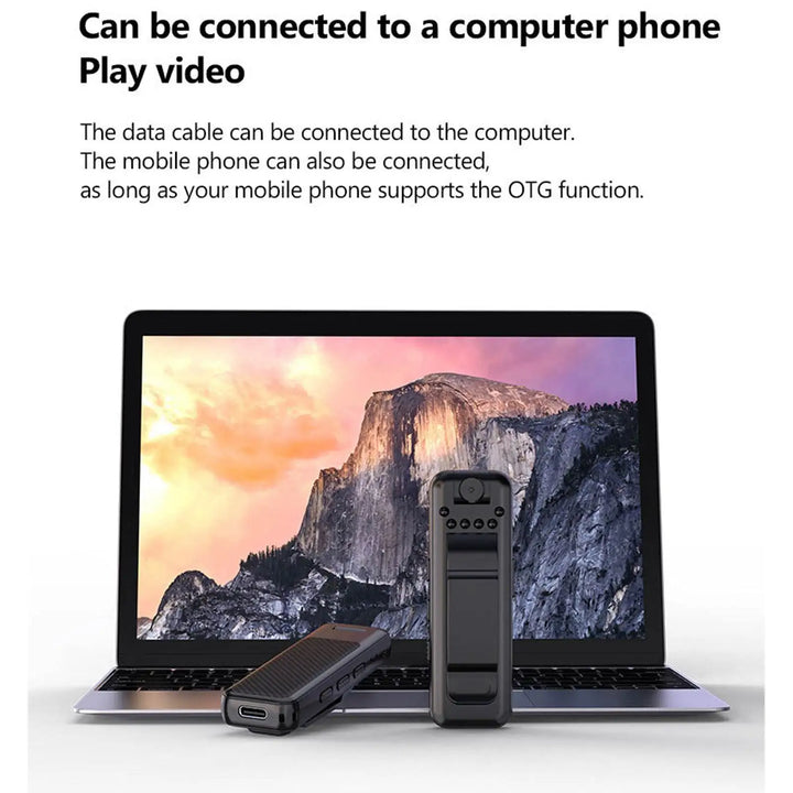 Pocket Spy Mini Clip-On Video Recorder Camera | Stonrfield