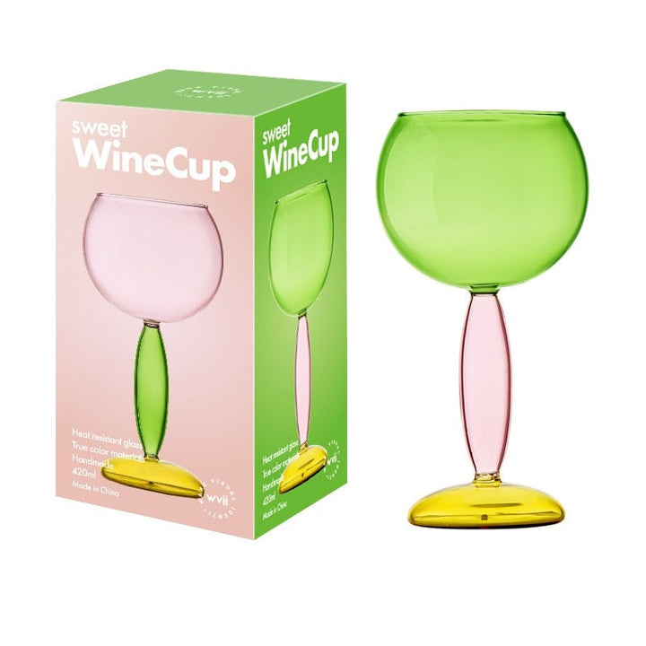 Stornfield | 3-Color Borosilicate Glass - Wine Glass
