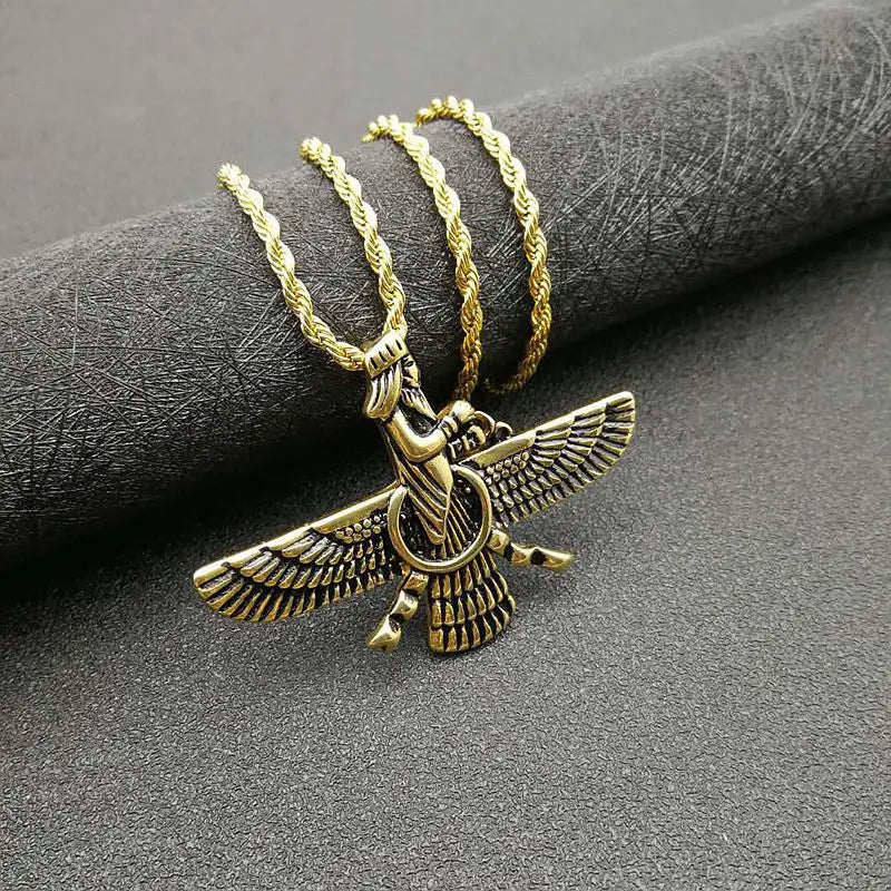 Stornfield | Zoroastrian Faravahar / Ahura Mazda Necklace Pendants