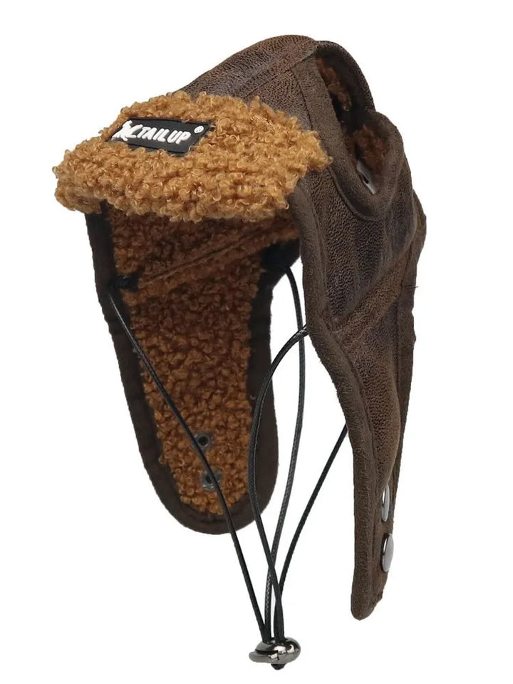 Winter pilot cap for pets warm and comfortable Stornfield