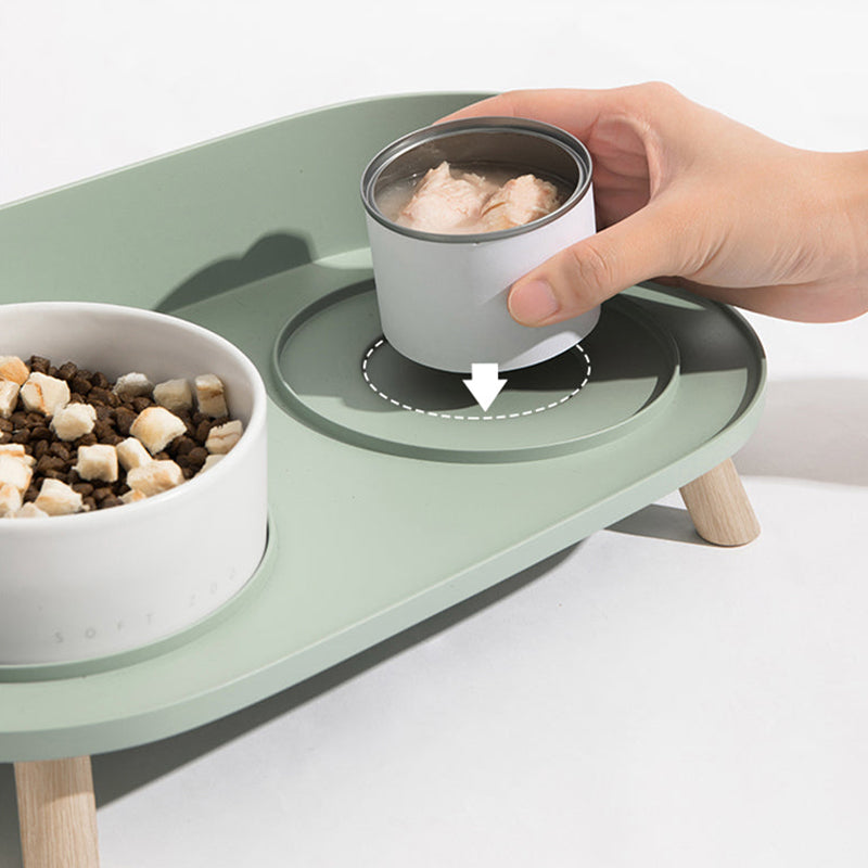 Scandinavian Style Double Feeding Bowl For Your Dog or Cat | Stornfield