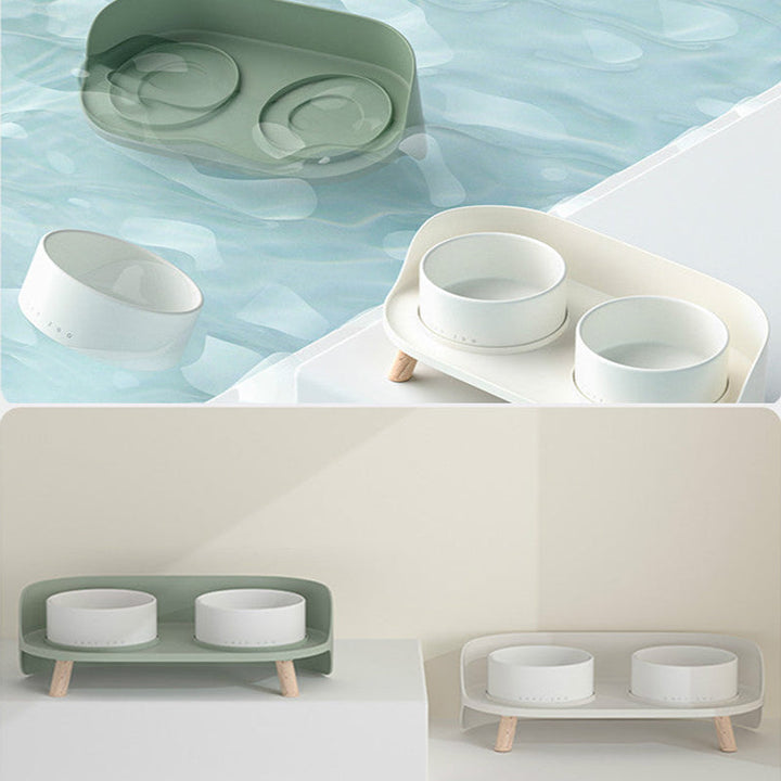 Scandinavian Style Double Feeding Bowl For Your Dog or Cat | Stornfield