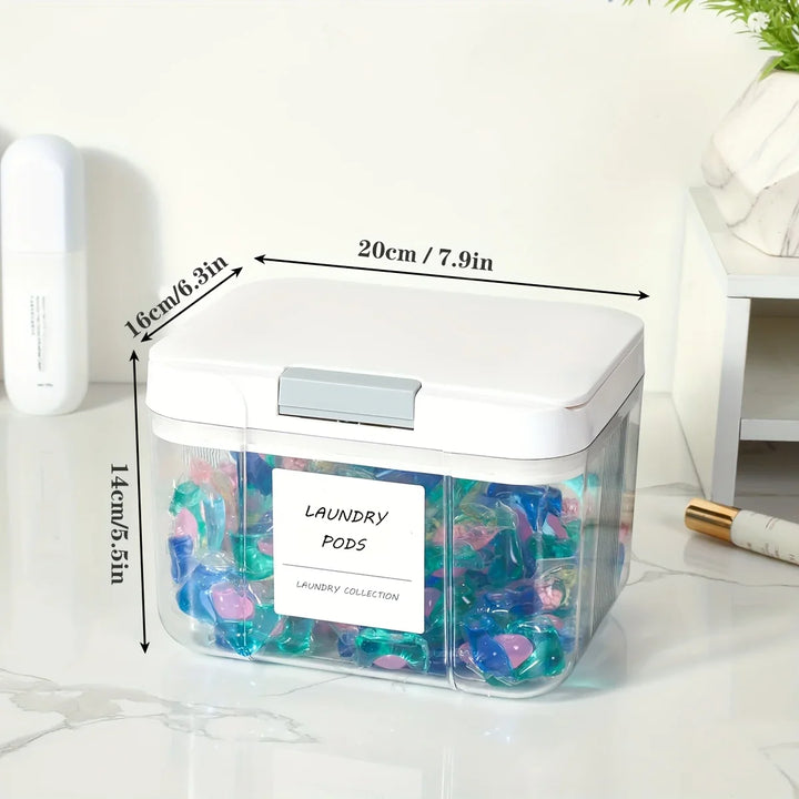 Detergent Pods Storage Box with Lid | Stornfield