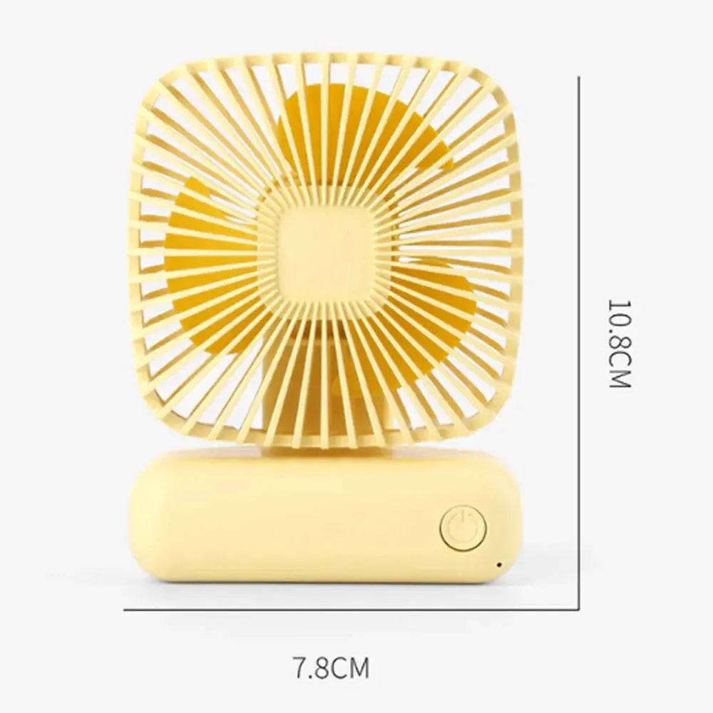 Mini Handheld USB Fan: Portable Three-Speed Cooling for Car, Home, Office, and Outdoor Use - Quiet and Simple Design | Stornfield