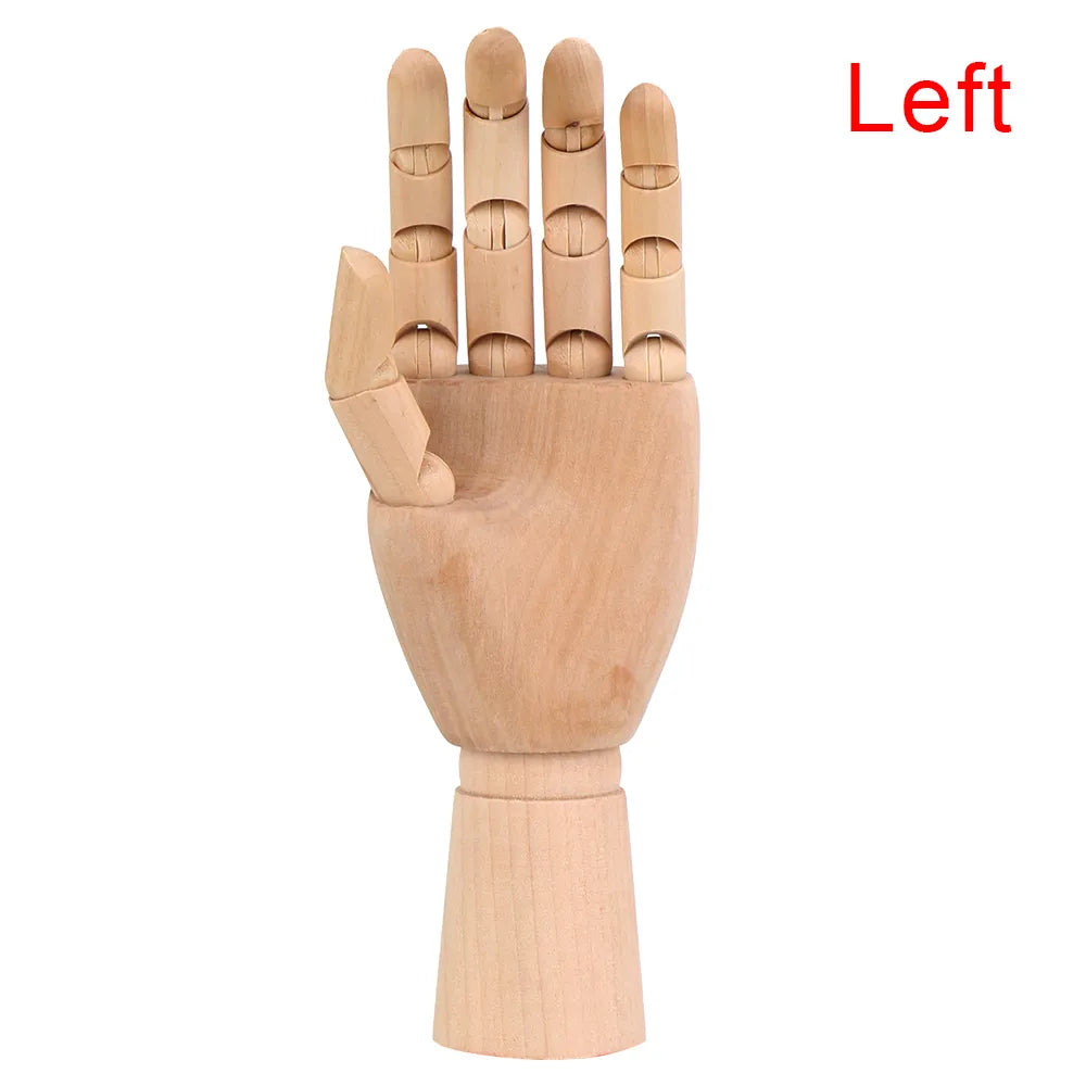 Wooden Movable Hand Model 25cm Modern Art Reference | Stornfield