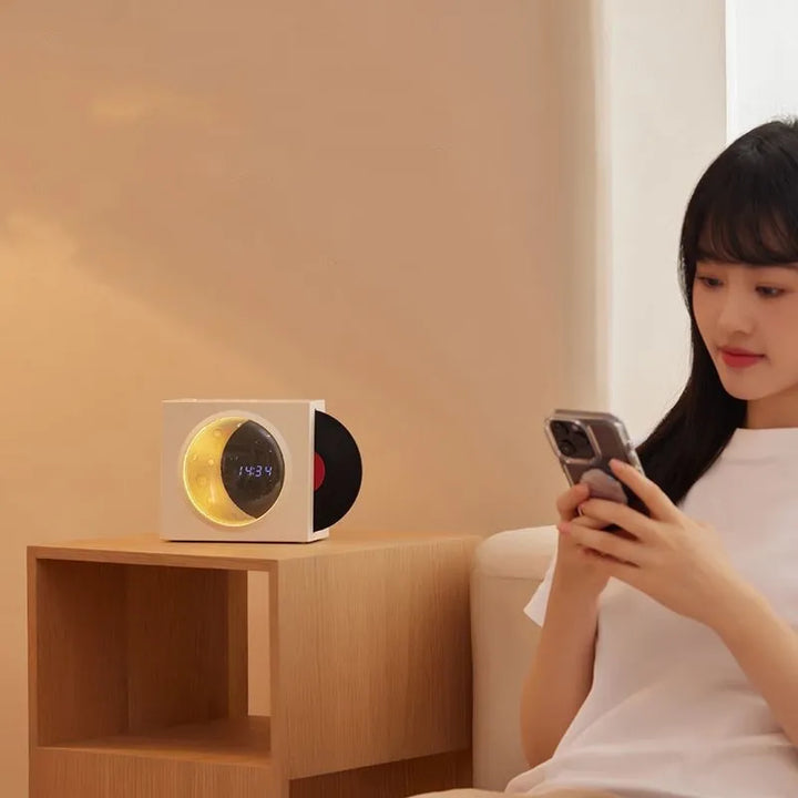 Lunar Tune Wireless Speaker Clock | Stornfield