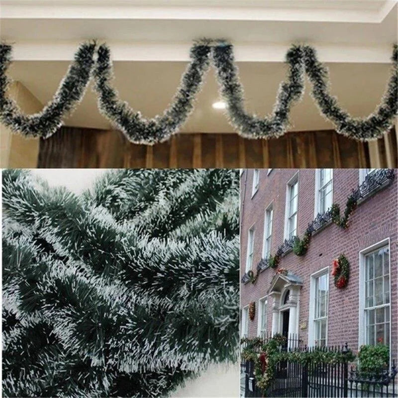 Christmas garland – Snow-flocked decor for indoor and outdoor decoration | Stornfield
