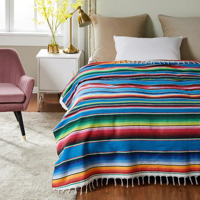 Stornfield | Colorful Serape Mexican Blanket