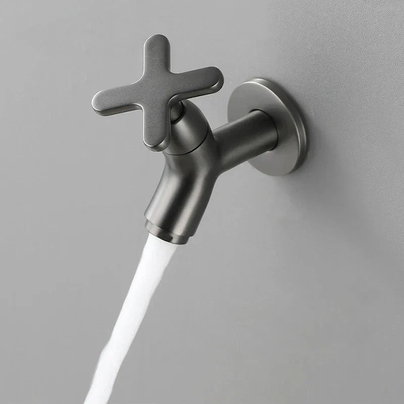 Stornfield | BrassFlow – Wall-Mounted Cold Water Tap in Solid Brass