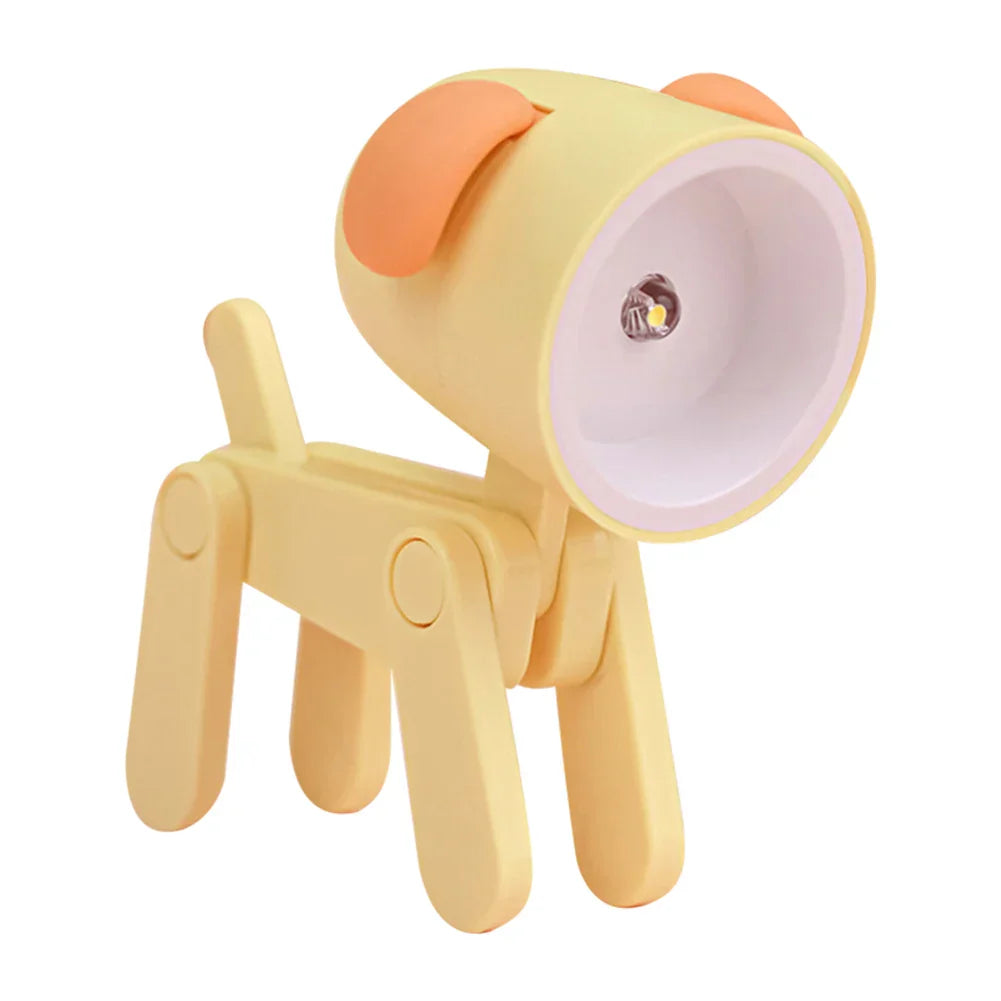 Stornfield | Cute LED Night Light - Mini Dog, Deer, Dinosaur Foldable Table Lamp for Children's Bedroom