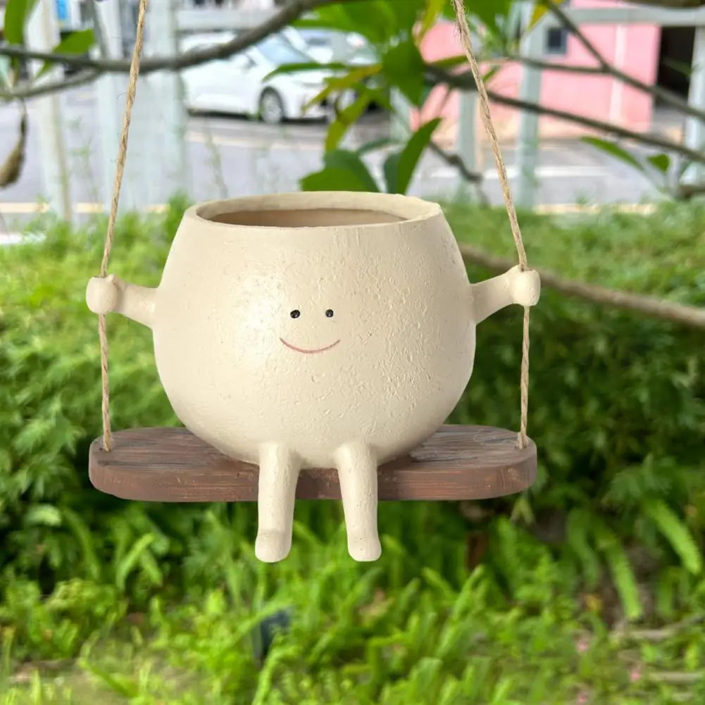 Swing Smiling Face Flower Pot | Stornfield