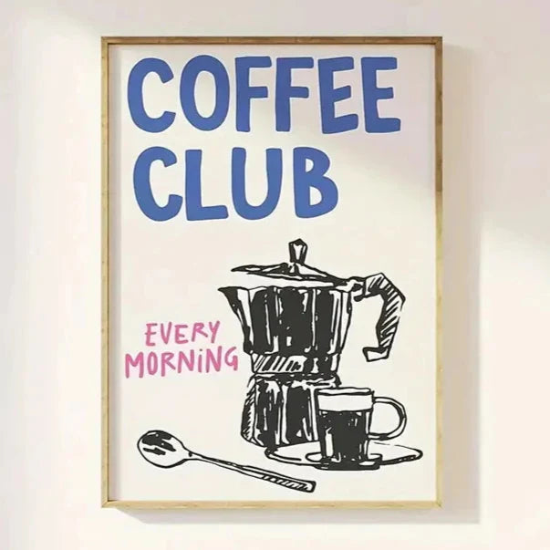 Coffee Club Wall Art | Stornfield