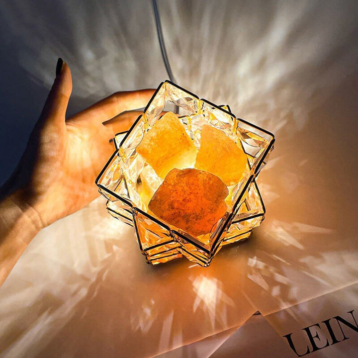 Crystal Room Mood Ambient Geo Shimmer Cube Light | Stornfield