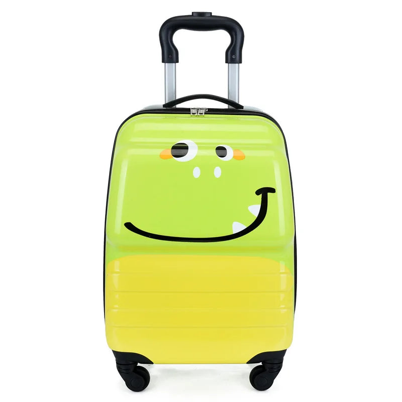 Sydney Kids Suitcase – 3D Animal Trolley with 360° Wheels and Adjustable Handle | Lightweight & Shockproof | Stornfield