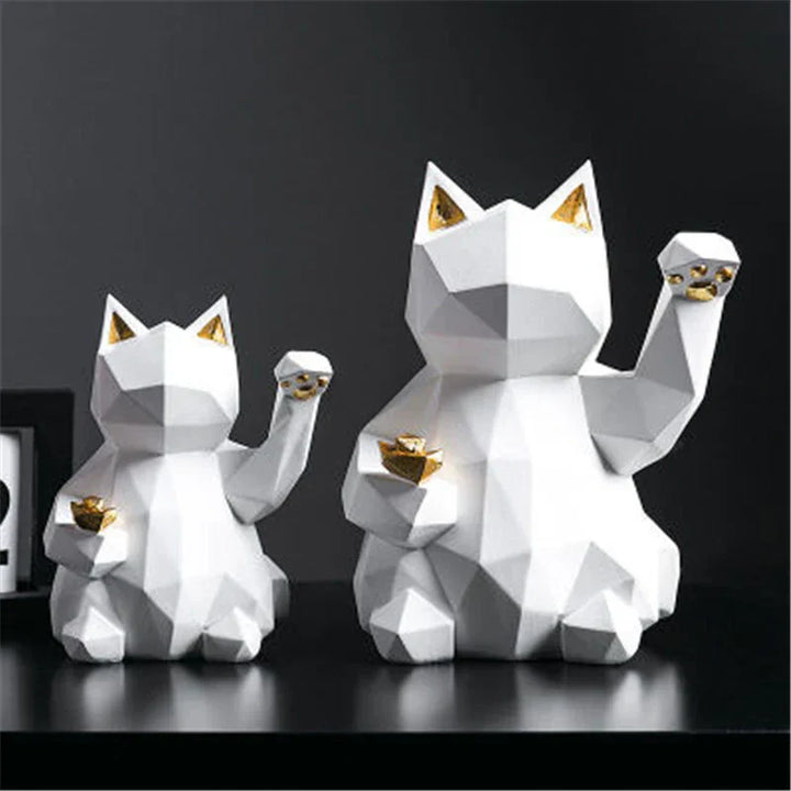 Stornfield | Geometric Nordic Lucky Cat