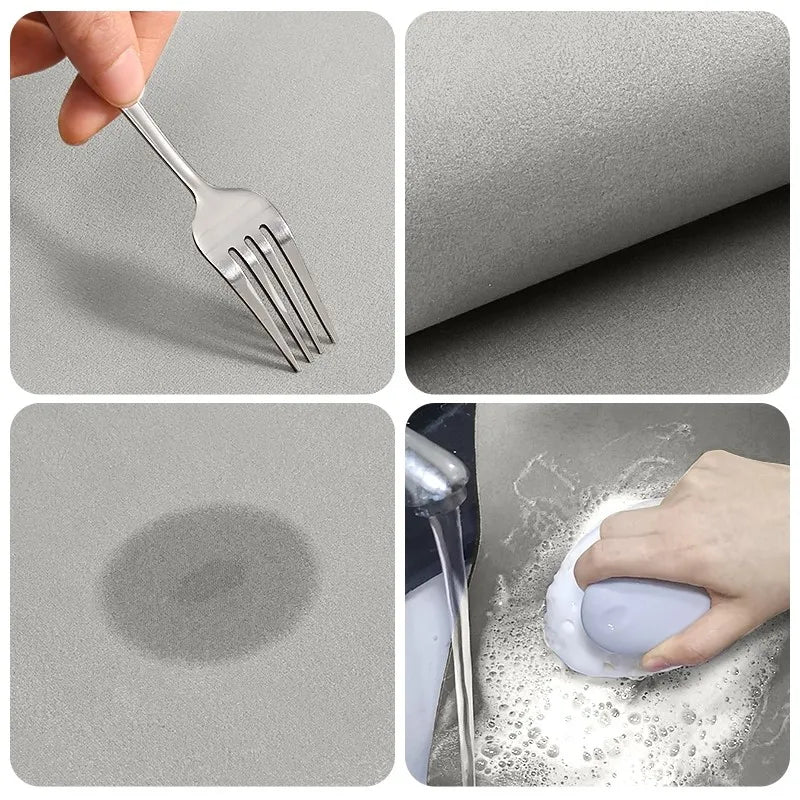 SafeStyle Non-Slip Mat for Home – Modern Design & Washable Faux Leather | Stornfield