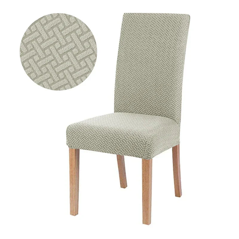 Stornfield | Chair Cover Velvona | Elastic & Thick Padded | Jacquard Stretch Cover | Washable & Wrinkle-Free