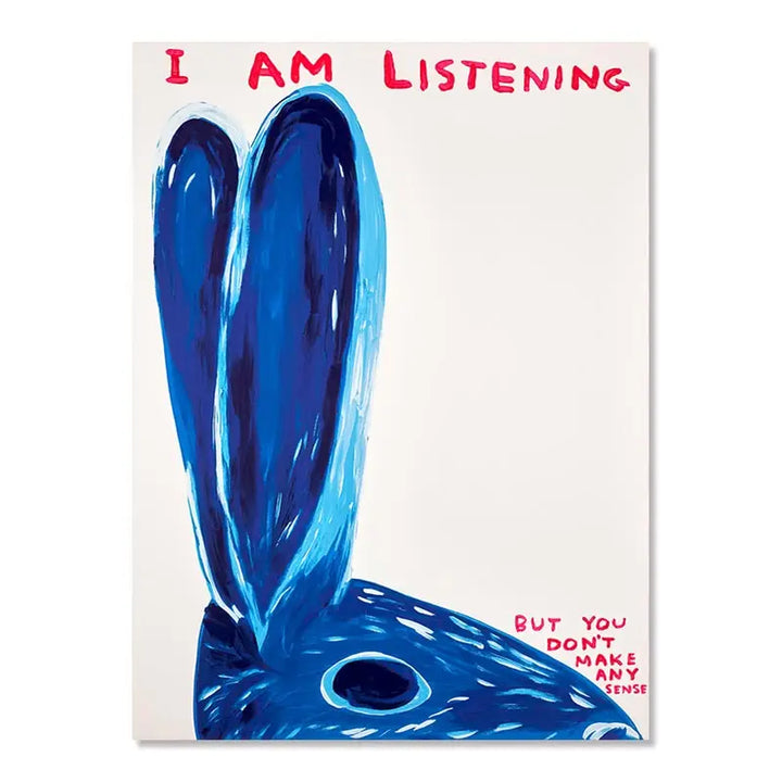 Stornfield | David Shrigley Rabbit Cat Wine Biscuit Train Wall Art Abstract Prints Canvas Painting Nordic Poster Pictures Living Room Decor