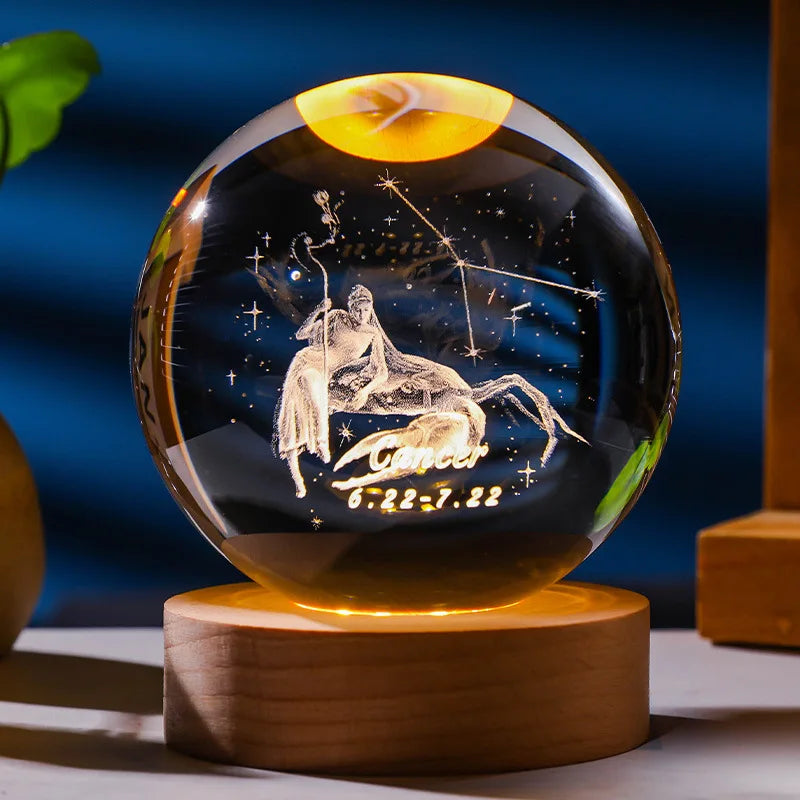 Constellation Crystal Ball Night Light | Stornfield