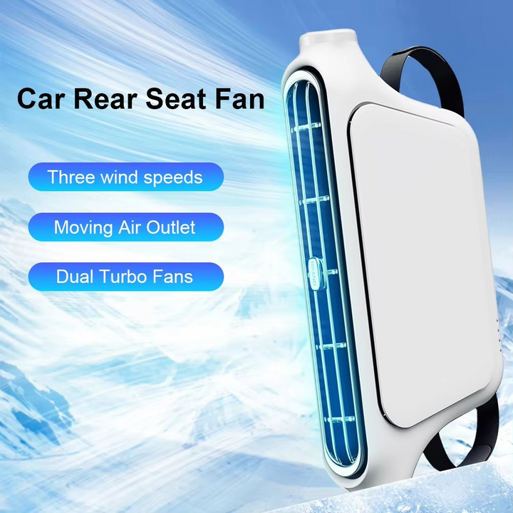 Car Headrest Cooling Fan 3 Speed Adjustable Electric Car Seat Fan 5V/2A Car Rear Backrest Fan Car Interior Accessories | Stornfield