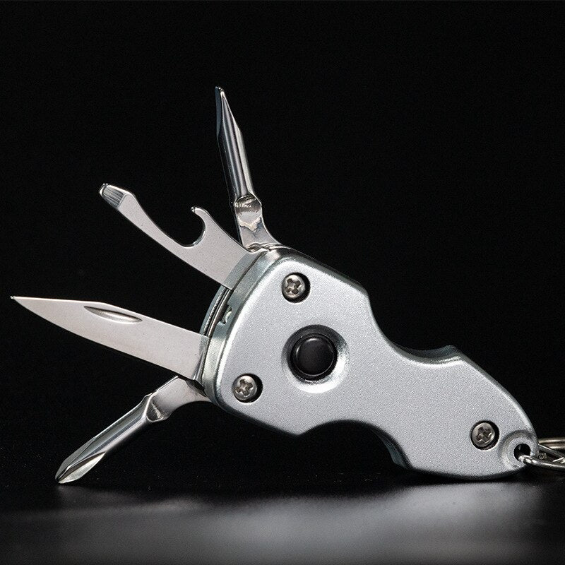 6in1 Stainless Steel Adventure Pro Tool Keychain | Stornfield