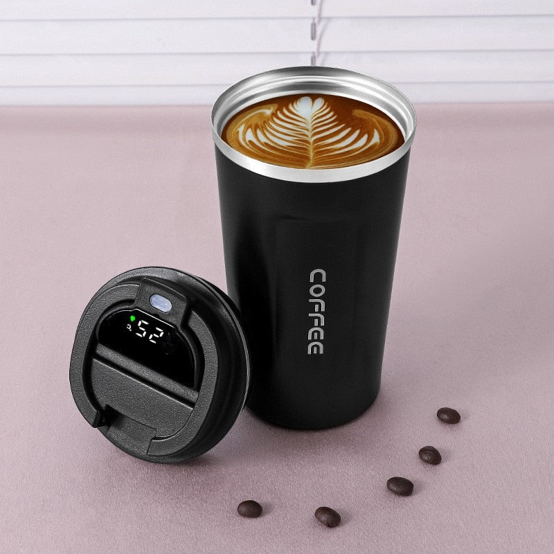 LED Temperature Display Smart Thermos Coffee Mug | Stornfield