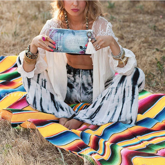 Stornfield | Colorful Serape Mexican Blanket