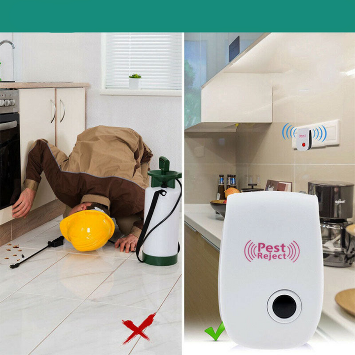 Stornfield | Ultrasonic Mouse Repellent - Mouse-free in 48 hours or your money back