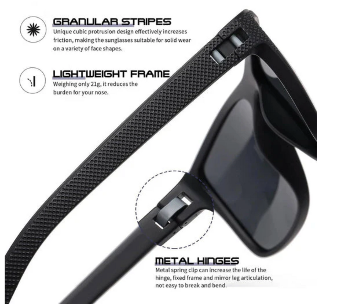 ZichtZeker 3-piece Set Polaroid Sunglasses – UV400 Protection & Comfort | Stornfield