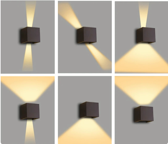 Stylish LED Cube Wall Lamp - LumiCube | Stornfield