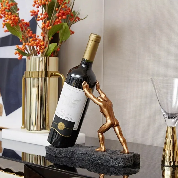 Stornfield | Wine Bottle Holder - VinoLux - Premium Design - Luxurious Eye-Catcher