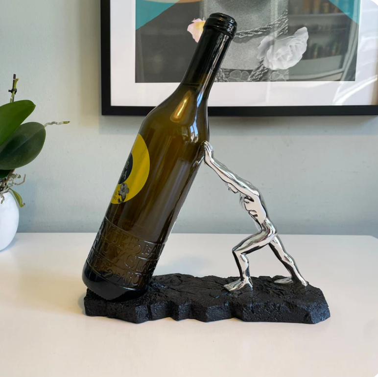 Stornfield | Wine Bottle Holder - VinoLux - Premium Design - Luxurious Eye-Catcher