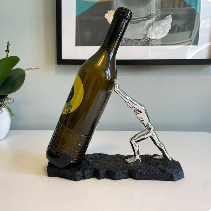 Stornfield | Wine Bottle Holder - VinoLux - Premium Design - Luxurious Eye-Catcher