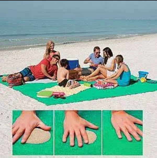 Stornfield | XXL Sand-free Beach Towel | Sand Sheet | 200x200