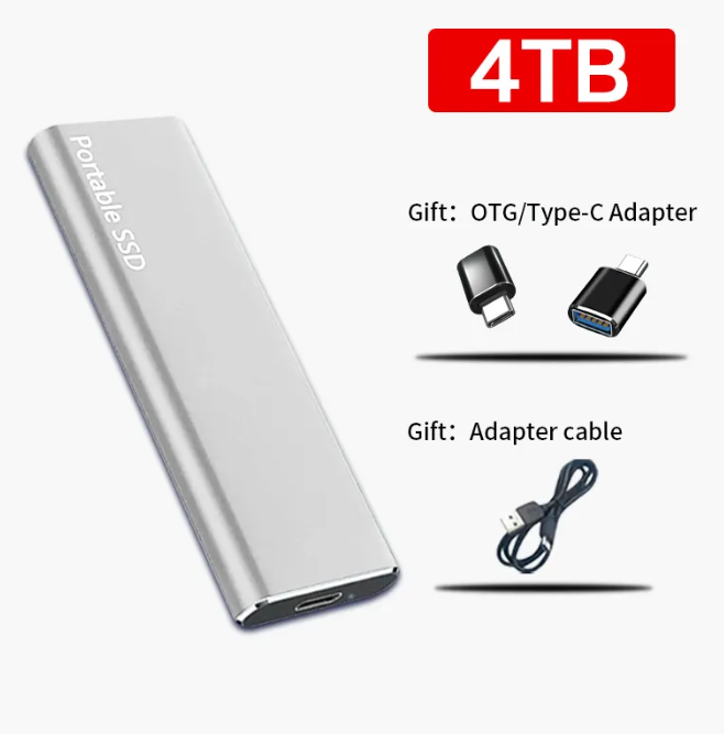 Stornfield | 4TB USB-C Portable External Hard Drive for PC & Mac