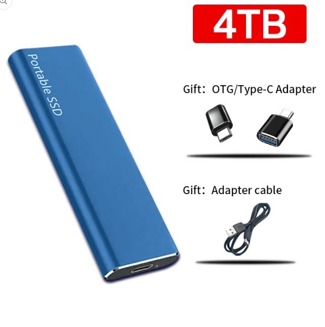 Stornfield | 4TB USB-C Portable External Hard Drive for PC & Mac
