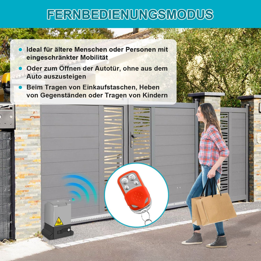 Sliding gate drive garage door opener 370W/550W/750W | Stornfield