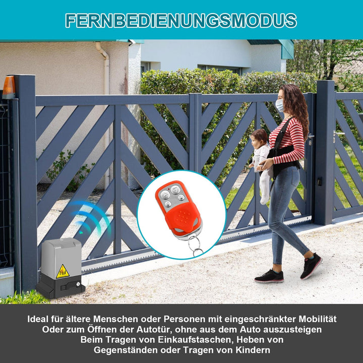 Sliding Gate Drive Garage Door Drive with App Control 370W/550W | Stornfield