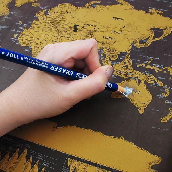 Scratch Off World Map (2 Sizes) | Stornfield