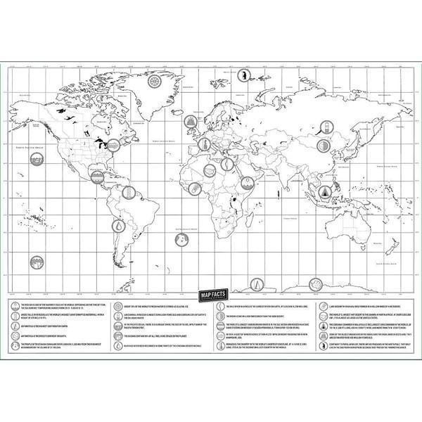 Scratch Off World Map (2 Sizes) | Stornfield