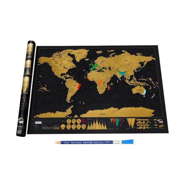 Scratch Off World Map (2 Sizes) | Stornfield