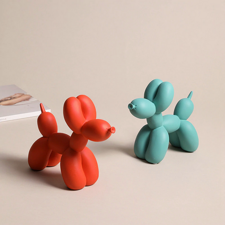 Stornfield | Lively Balloon Dog Sculpture | Pop Art Decor | Modern Home Decor | Handmade Statue