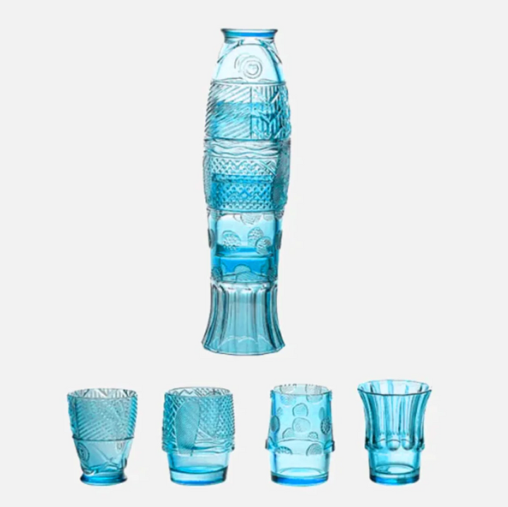 Stornfield | Ensemble de Verres en Verre Coloré en Forme de Poisson Koi - Vente