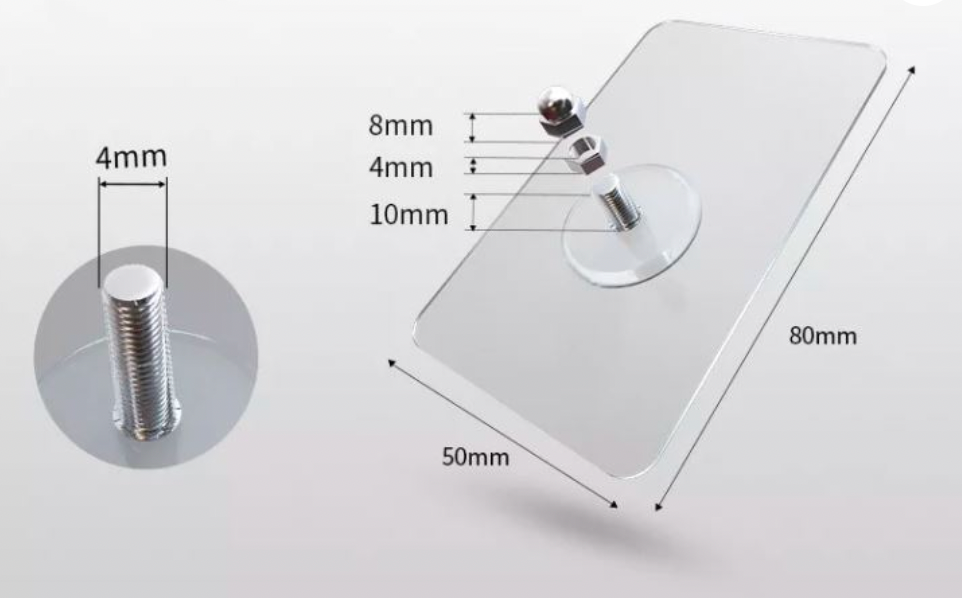Self-adhesive nail | Load capacity of 10 kg | Suitable for all walls | Stornfield