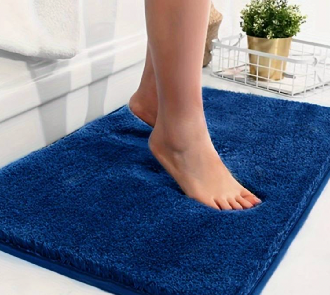 Thick Microfiber Bath Mat - Soft, Absorbent, Non-Slip - Perfect for Bathroom and Bedroom | Stornfield
