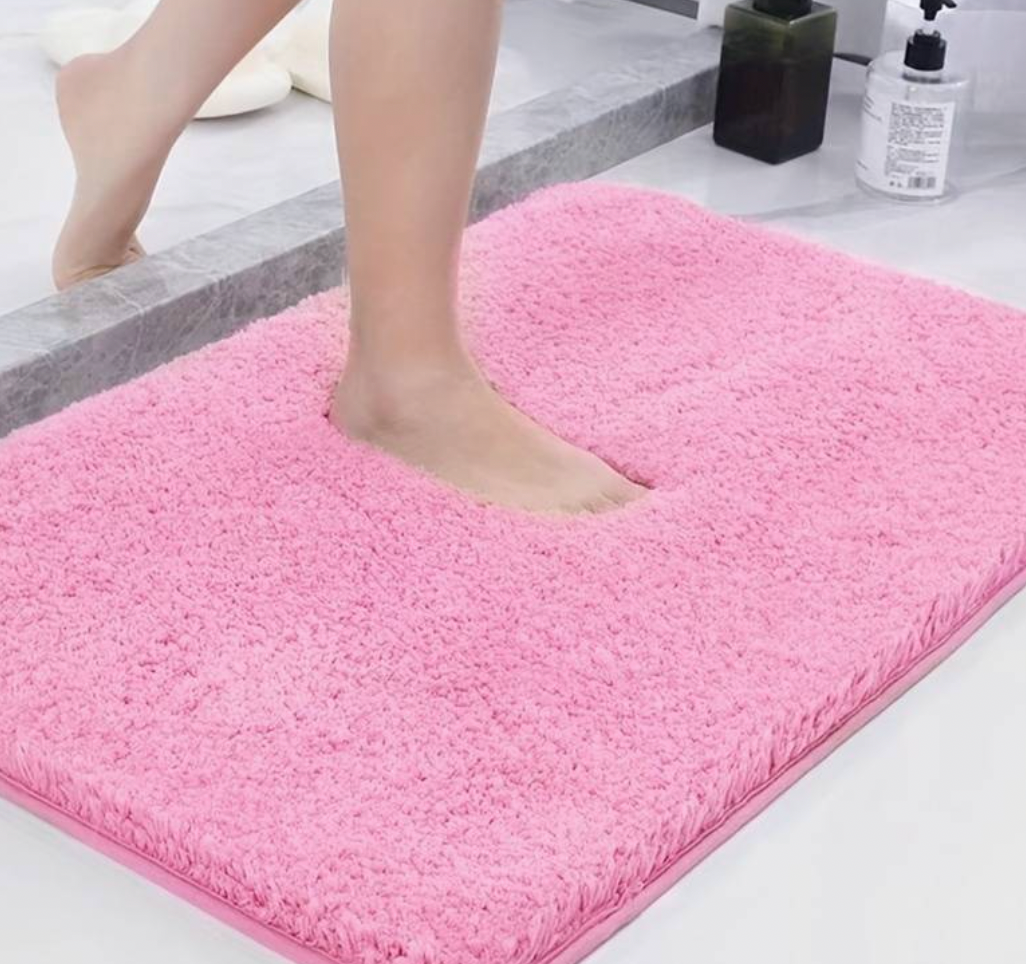Thick Microfiber Bath Mat - Soft, Absorbent, Non-Slip - Perfect for Bathroom and Bedroom | Stornfield